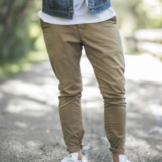 Stanleyharvey Men's Straight Fit Chino Pants — Cotton Twill